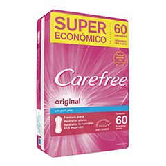 Protectores Diarios Carefree Original Sp 60 Un