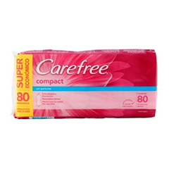 PROT.FEMENINOS CAREFREE COMPACT SIN PERFUME 80 UN
