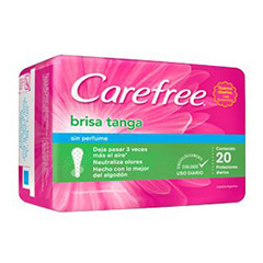 Protectores Diarios Carefree Brisa Tanga 20 Un