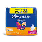 Toallas Higiénicas p/Menstruantes Adapt Plus Siempre Libre 32 Un