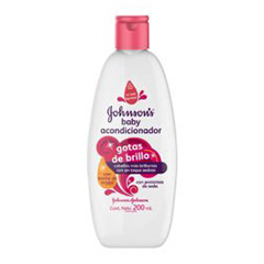 Acondicionador Bebé Johnson´S  Gotas de Brillo x 200 Ml.
