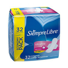 SIEMPRE LIBRE MAX SU. U/F C/A 32UN.