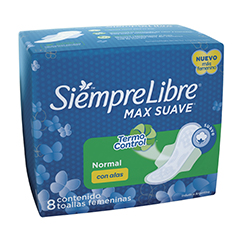 SIEMPRE LIBRE MAX SU. NORMAL C/A 8UN.