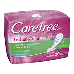 PROT.CAREFREE T.LOS DIAS TANGA 20UN.