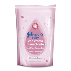 TOALLITAS HUMEDAS JOHNSONS BABY TOQUE DE SUEÑO 50U.