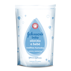 TOALLITAS HUMEDAS JOHNSONS BABY TOQUE DE BEBE 50U.