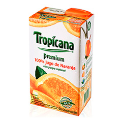 Jugo Tropicana Naranja Premium 1 L