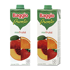JUGO BAGGIO MIX FRUTAL 1 LT