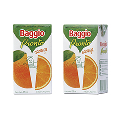 JUGO BAGGIO 125/NARANJA