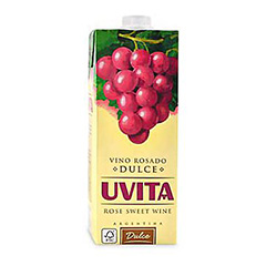 Vino Rosado Uvita Dulce 1 L
