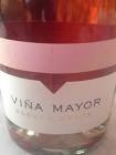 Vino fino rosado Vina Mayor x 700 ml.