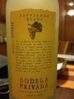 Vino fino blanco Bodega Privada sauvignon blanc x 750 ml.