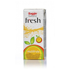 Jugo Multifruta Baggio Fresh 200 Ml