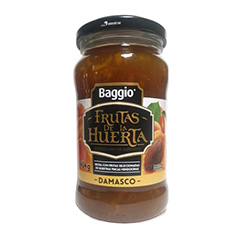 MERMELADA DE DAMASCO 454g BAGGIO
