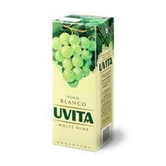 Vino De Mesa Uvita Blanco Brick x 1 Lt.
