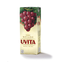 Vino De Mesa Rosado Uvita 1 Lt