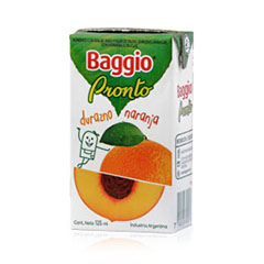JUGO BAGGIO 125/DURA-NARANJA