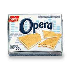 Galletitas Obleas Opera Bagley 55 Gr