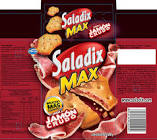 Snacks Saladix Max Jamon Crudo 80 Grs