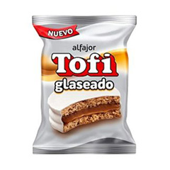 ALFAJOR TOFI GLASEADO BLANCO X 44 GR