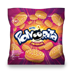 Mini Galletitas Vainilla Y Frutilla Polvorita 147 Gr