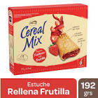 Barra De Cereales Con Frutilla Y Fresa Cereal Mix 6 Un 192 Gr