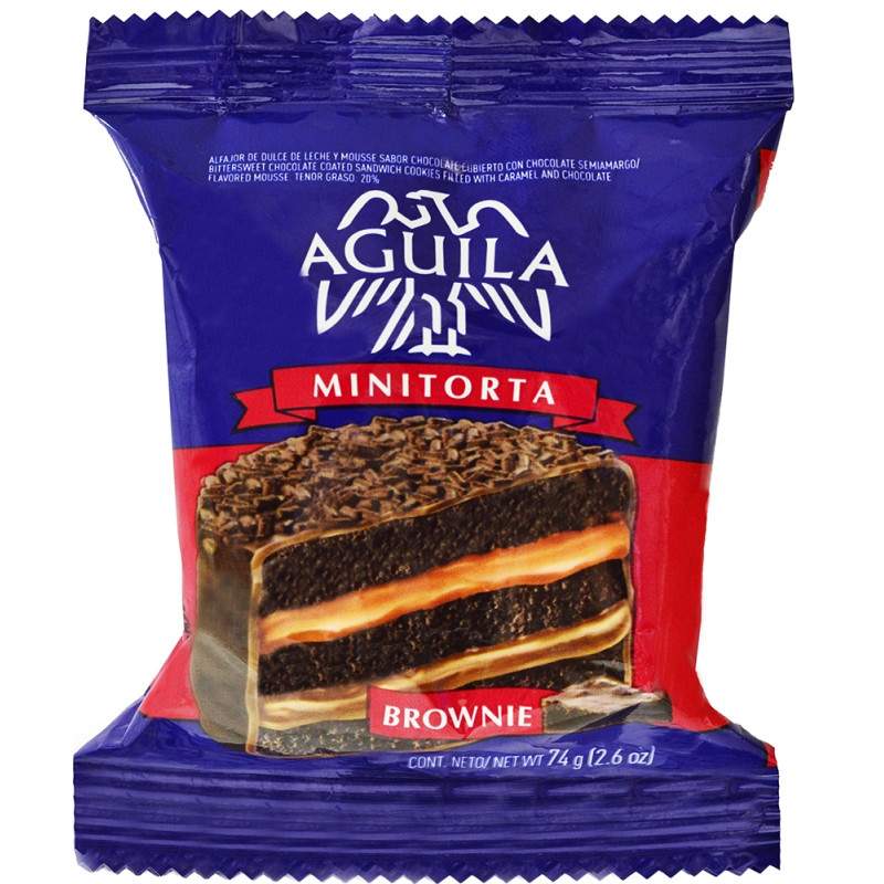 ALFAJOR AGUILA BROWINIE 74 GR