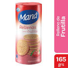 Galletitas dulces rellenas frutilla Mana x 165 gr.