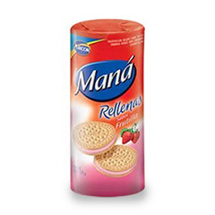 GALLETITAS MANA RELLENAS FRUTILLA 165G
