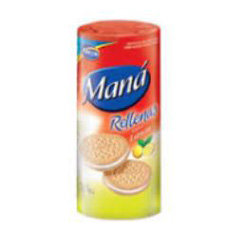 Galletitas Maná Rellenas Limón x 165 Gr