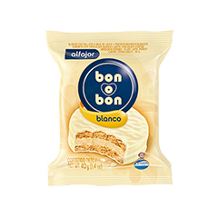 ALFAJOR BON O BONB BLANCO 40 GR