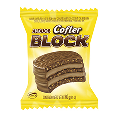 ALFAJOR COFLER BLOCK 60 GR