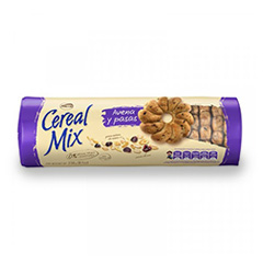 GALLETITAS CEREAL MIX AVENA Y PASAS 230G