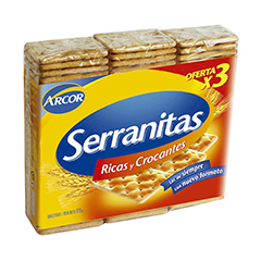 Galletitas Serranitas Tripack x 315 Gr