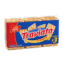 GALLETITAS TRAVIATA TRIPLE SABOR ORIGINAL 303G