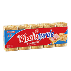 GALLETITAS MEDIATARDE SANDWICH 5U.