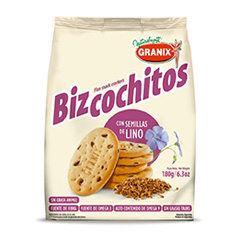 Bizcochos Granix Con Lino x 180 Gr