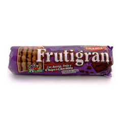 Galletitas Frutigram Con Chips Chocolate x 250 Gr