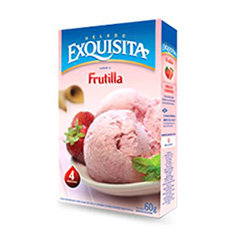 Helado Exquisita Frutilla 100 Grs