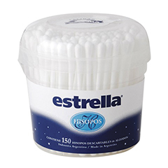 HISOPOS ESTRELLA BABY X 125 UN
