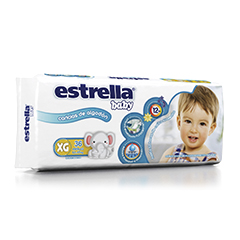 Pañales Estrella XG x 36 Unidades