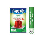 Gelatina sabor a frutilla Exquisita bajas calorias x 25 gr.