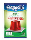 Gelatina sabor a cereza Exquisita bajas calorias x 25 gr.