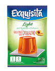 Gelatina sabor a durazno Exquisita bajas calorias x 25 gr.