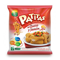 PATITAS DE QUESO Y JAMON 400 G