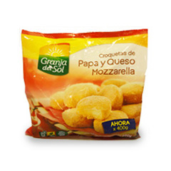 Croquetas Granja Del Sol Papa Y Mozzarella x 400 Gr.