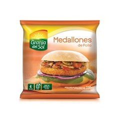 MEDALLONES GRANJA D.SOL POLLO 330G