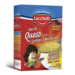 SOPA LUCCHETTI QUESO CON FIDEO
