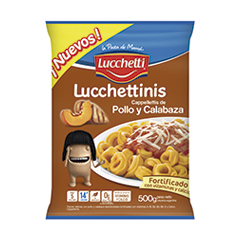 CAPELLETIS LUCCHETINIS POLLO Y CALABAZA 500G