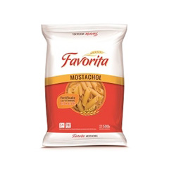 FIDEOS FAVORITA MOSTACHOL RAYADO 500 GR